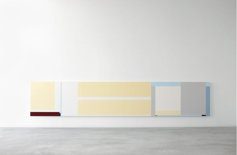 2020 &middot; dissociaton painting 2 &middot; acrylic, cotton&middot; 97 x 512 cm
